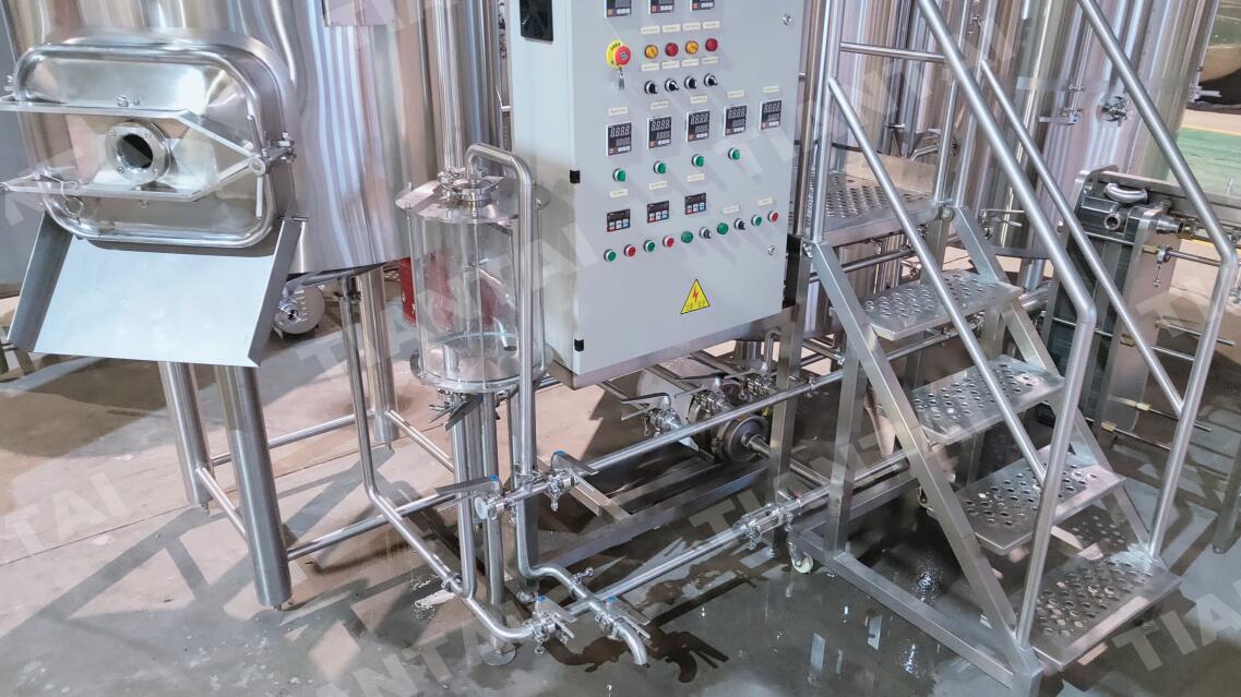 New Zealand 5bbl gas heated craft beer making machine from china